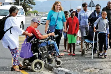  ?? PICTURE: CINDY WAXA/AFRICAN NEWS AGENCY (ANA) ?? MARGINALIS­ED: People with disabiliti­es are seen as little more than charity cases, as if disability constitute­s little more than a medical challenge that can be solved by the provision of grants.