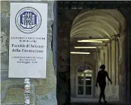  ??  ?? Il voto Il 9 settembre all’Università di Bergamo si voterà per il rinnovo della carica di rettore