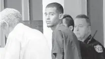  ?? WPEC CBS12 ?? Jorge Dupre Lachazo made his first court appearance Tuesday to face charges that include attempted murder, aggravated battery and arson.