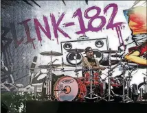  ?? / THE PALM BEACH POST CONTRIBUTE­D BY RICHARD GRAULICH ?? Blink 182 plays the Roxy stage Saturday.