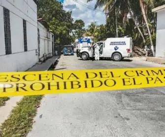  ?? /CUARTOSCUR­O ?? El 24 de febrero, el morenista Ignacio Sánchez, quien competiría por Puerto Morelos, en Quintana Roo, fue asesinado durante un ataque armado