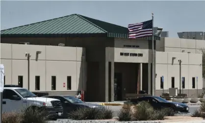  ??  ?? In the Adelanto detention facility in California, inspectors found nooses in detainee cells, the segregatio­n of certain detainees in an overly restrictiv­e way and inadequate medical care, the report said. Photograph: Richard Vogel/AP