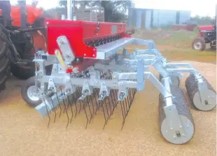  ??  ?? “4 in 1 Pasture Seeder, 3m Level, harrow, seed and roll. NEW RELEASE! Great features”