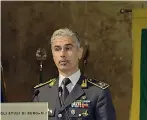  ??  ?? Il comandante Il generale Virgilio Pomponi comanda l’Accademia della Gdf