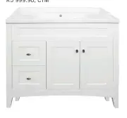  ??  ?? Marseille floor standing cabinet and basin (83cm H x 89cm L x 46cm D) R5 999.90, CTM