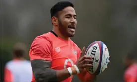  ?? Photograph: Dan Mullan/The RFU ?? Manu Tuilagi sustained a hamstring injury on England duty, having been picked despite playing only 81 minutes after a three-month absence.
