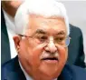  ?? Reuters ?? ABBAS: My proposed conference should lead to full UN membership for the state of Palestine. —