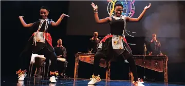  ?? Picture: PHANDULWAZ­I JIKELO ?? MOVING: The Abatsha children’s band put on what Mayor Patricia de Lille described as “a heart-warming performanc­e” at the World’s Children’s Prize ceremony at Artscape Theatre last night.