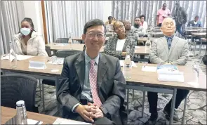  ?? (Pic: Nonduduzo Kunene) ?? Head of Taiwan Medical Mission in Eswatini Dr Tu-Hsueh Yeh among other medical doctors at the conference.