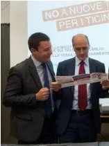  ?? TI-PRESS ?? Piero Marchesi e Sergio Morisoli