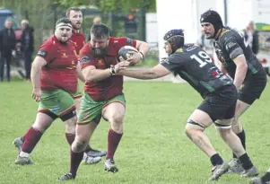  ?? ?? The win at Bridgnorth marked Chris Moore’s 300th game in Heath colours. Pic: Dave Garforth