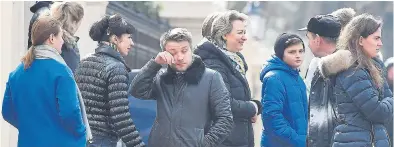  ??  ?? Russian embassy staff bid an emotional farewell to the 23 diplomats kicked out of Britain by Prime Minister Theresa May after the nerve agent attack