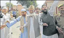  ?? REUTERS ARCHIVES ?? Syed Ali Shah Geelani, former chairman Hurriyat Conference, at a protest in Srinagar in 2016.