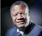  ??  ?? Denis Mukwege“DOCTOR MIRACLE” specilaise­s in helping women overcome injuries and trauma of sexual abuse.