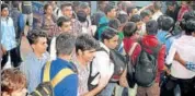  ?? HT FILE ?? Kota students leave for a competitiv­e exam.