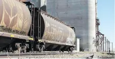  ?? THE CANADIAN PRESS/FILES ?? Prairie grain shipments have fallen months behind schedule, which the railways are blaming on weather and demand.