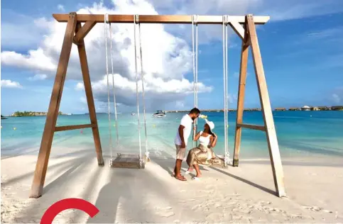  ??  ?? The Maldives are known for being a premium romantic destinatio­n for couples.