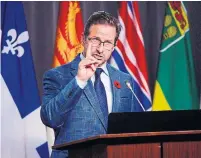  ?? SEAN KILPATRICK THE CANADIAN PRESS ?? While Bloc Québécois Leader Yves François Blanchet has been the most strident federal party leader when it comes to freedom of speech, he’s said little about Bill 21, Susan Delacourt writes.