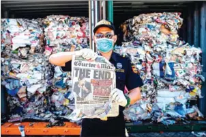  ?? JUNI KRISWANTO/AFP ?? Indonesia on Tuesday said it would send more than 210 tonnes of garbage back to Australia.