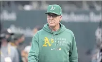  ?? JEFF CHIU — THE ASSOCIATED PRESS FILE ?? The San Diego Padres have hired manager Bob Melvin away from the Oakland Athletics to be their new manager, according to a person with knowledge of the deal.