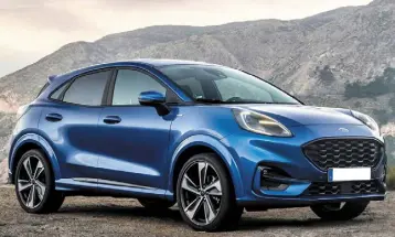  ??  ?? POSITIVE COVERAGE: The new Ford Puma is gaining plaudits