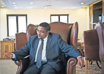  ?? Photo: Delwyn Verasamy ?? Hot seat: IEC chairperso­n Vuma Mashinini says the electoral system has enough checks and balances to prevent any skulldugge­ry.