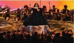  ??  ?? US singer-songwriter Lizzo performs onstage.