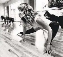  ?? Reed Saxon Associated Press ?? FITNESS culture got a hand from Jane Fonda, in her studio in 1979.