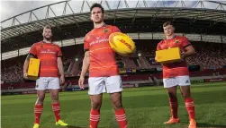  ?? ?? DHL Express’s newest rugby partnershi­p is with Munster Rugby