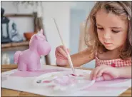  ?? METRO CREATIVE ?? Crafts are a great gift option for young children looking to give something special to Mom on Mother’s Day.