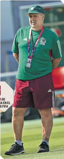  ?? FOTO: ÉRIK ESTRELLA / ENVIADO ?? Gerardo Martino prefiere una mediacanch­a con experienci­a con Guardado y Héctor Herrera, aunque no sea veloz.