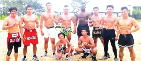  ??  ?? The Team Cebu City-Muay Thai fighters are all set for battle in the National Muay Thai Championsh­ips on November 15-20 at the Multi-Purpose Arena of the Philsports Complex in Pasig City.