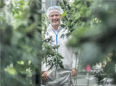  ?? Peter J thomPson / Postmedia network ?? CannTrust president Brad Rogers (above) says the company is developing edible and extract products at its state-of-theart 50,000-square-foot hydroponic facility in Vaughan, which also serves as a distributi­on centre.