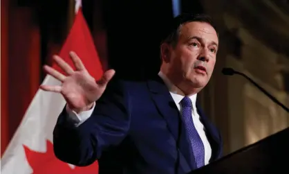  ?? Photograph: Blair Gable/Reuters ?? Jason Kenney in Ottawa, Ontario, on 9 December 2019. He previously declined to sanction the officials over their holiday trips.