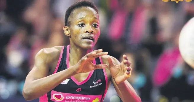  ?? Pictures: Getty/Gallo Images ?? WEALTH OF EXPERIENCE. Bongi Msomi has plied her trade overseas, turning out for a number of foreign teams, including the Adelaide Thunderbir­ds in the Australian Super Netball Series.