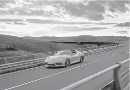  ?? PORSCHE ?? Porsche’s stick-shift options are popular in the United States. Above, the 911 GTS.