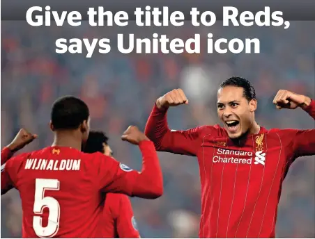  ?? — AP ?? LONG WAIT: Liverpool, the 18-time English champions, need six more points to win their first league title in 30 years.