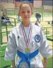  ??  ?? Maëlle Duchemin championne de Ligue Occitanie