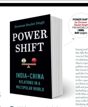  ??  ?? POWER SHIFT by Zorawar Daulet Singh
PAN MACMILLAN
`490; 347 pages