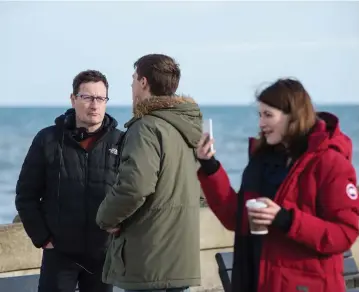  ?? (Courtesy) ?? ‘THIS IS an exciting and inspiring time to be working in television. I feel very privileged... It’s overtaken cinema in the range of stories and depth you can get into,’ says ‘Broadchurc­h’ creator Chris Chibnall (far left).