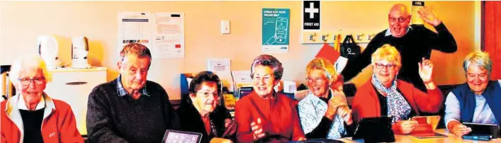  ?? Photo / Supplied ?? “Older people helping older people” is the underlying concept of SeniorNet Horowhenua — helping locals get to grips with all the modern technology available.