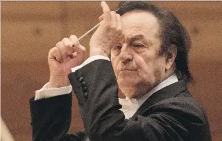  ?? A L L E N MC I N N I S / MO NT R E A L G A Z E T T E ?? There was not a moment at Thursday’s OSM concert when Charles Dutoit did not seem fully engaged