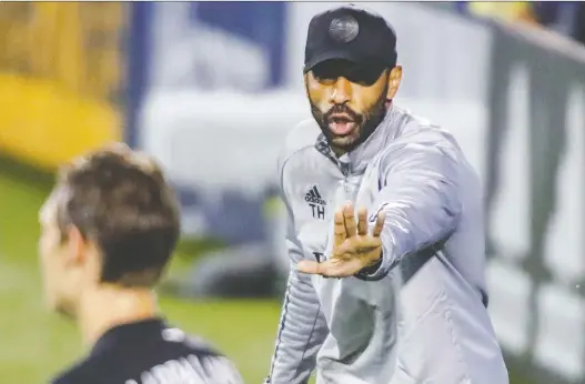  ?? JOHN MAHONEY FILES ?? Impact coach Thierry Henry will tolerate mistakes on the pitch, his players have learned, but a lack of effort is unacceptab­le. “I want the best out of everybody,” he says.