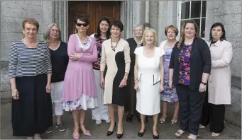  ??  ?? Committee members of the Ursuline Past Pupils Union ahead of the school reunion last Saturday week.