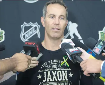  ?? THE CANADIAN PRESS/FILES ?? Former NHL player Chris Joseph says his son Jaxon was ‘the type of guy who made people feel valued.’ A scholarshi­p under the title ‘For the Love of the Game’ is being created in Jaxon’s honour.