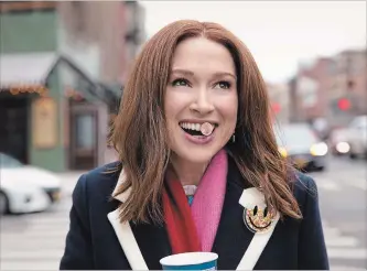  ?? ERIC LIEBOWITZ NETFLIX ?? “Unbreakabl­e Kimmy Schmidt” stars Ellie Kemper in the title role.