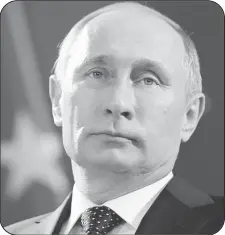  ??  ?? Vladimir Putin