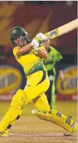  ??  ?? SLAM: Alyssa Healy yesterday.