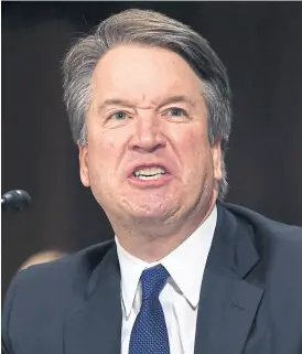  ?? Saul loeb/ap ?? Brett Kavanaugh negó las acusacione­s