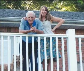  ?? (Courtesy Photo) ?? Anne Streeter, now living in Bella Vista, with her late husband Bill before he passed away of lung cancer in 2015.